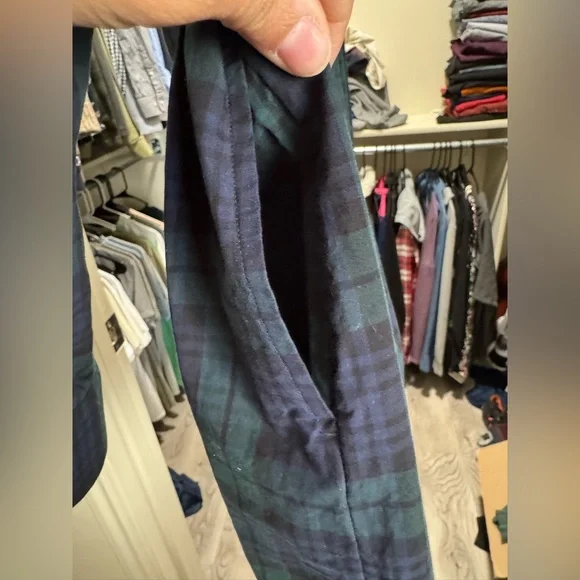 Brooks Brothers Plaid plaid Tartan Button Down Tie Dress - Picture 7 of 8